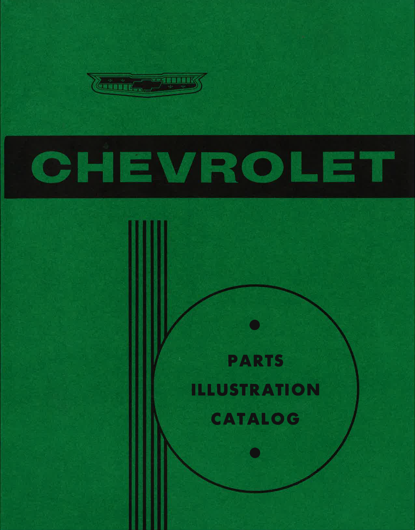 Chevrolet Parts Illustration Catalog-Reprint