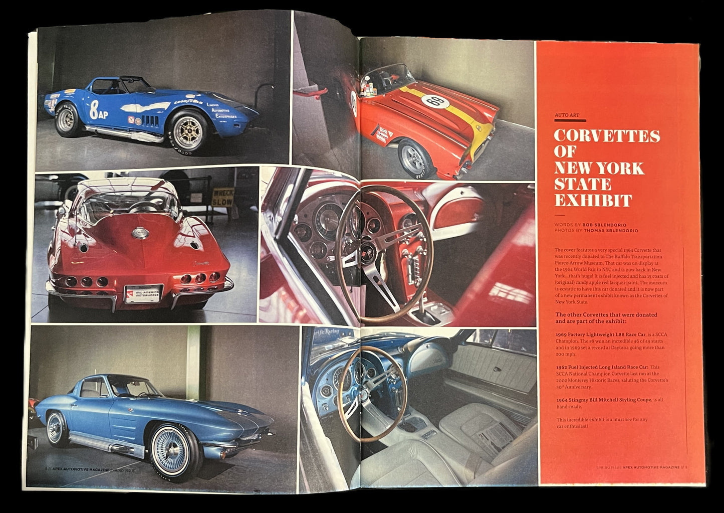 Apex Magazine, Corvettes of NY, Spring 2017
