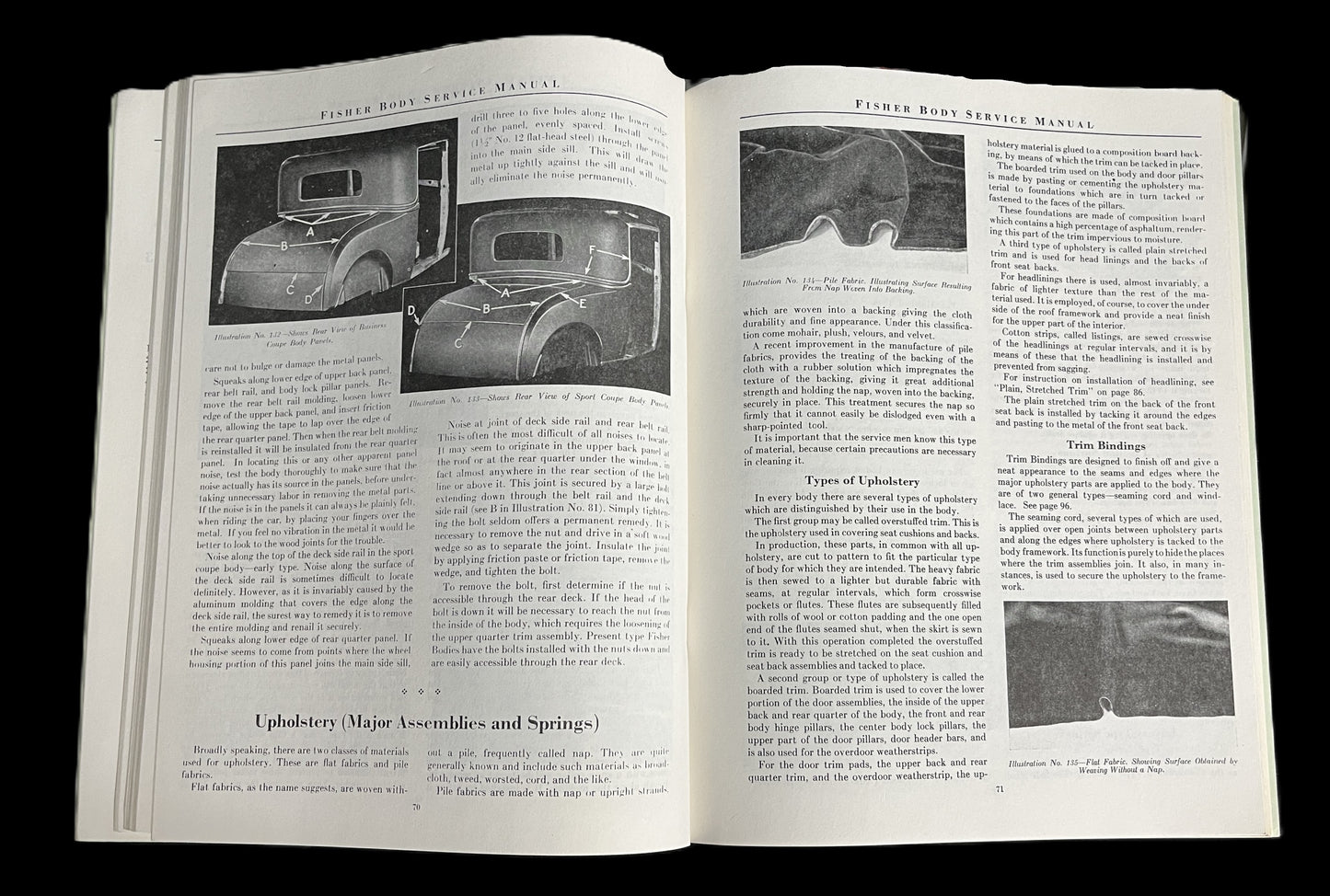 Fisher Body Manual 1926-1932, Reprint