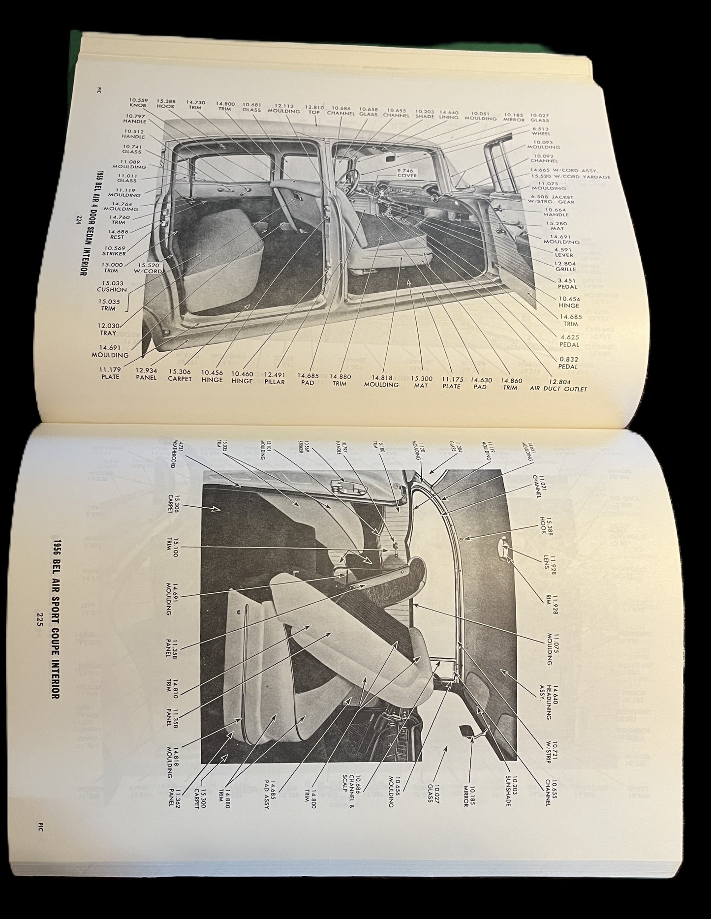 Chevrolet Parts Illustration Catalog, 1950s, Reprint