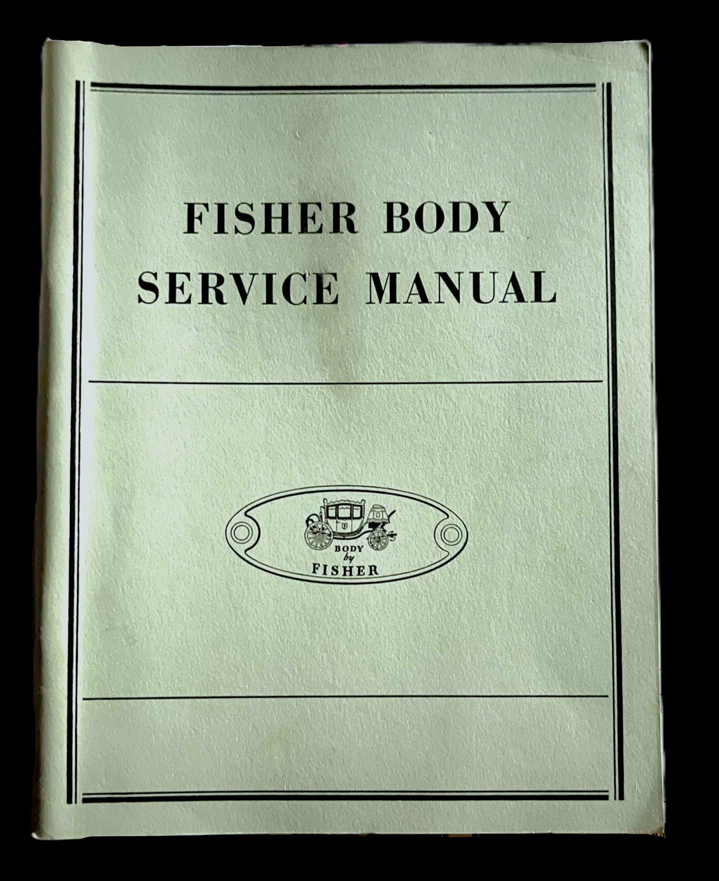 Fisher Body Manual 1926-1932, Reprint